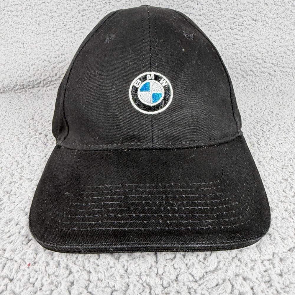 BMW Lifestyle Strapback Cap Unisex One Size Black M Power Racing Embroidered NWT